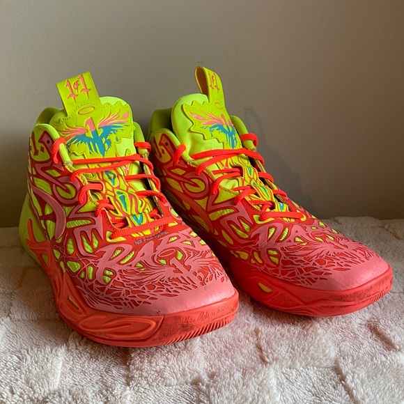 Puma Other - Puma Neon Pink and Yellow Athletic Shoes